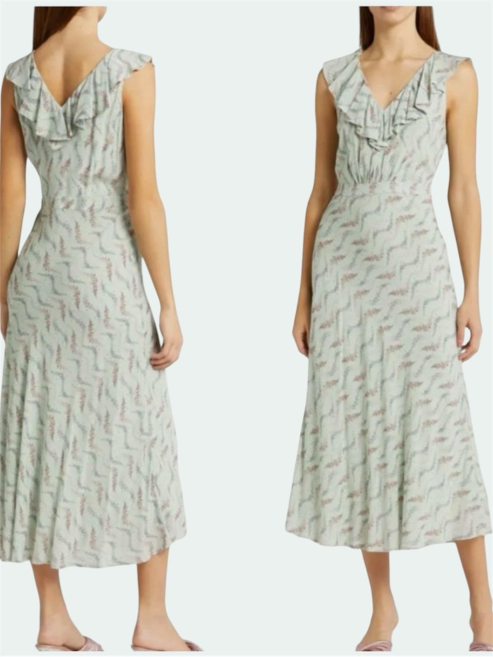 NWT Paige Shona Midi Dress